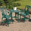 Three-Piece Rose Armchair Bistro Set - Verdi