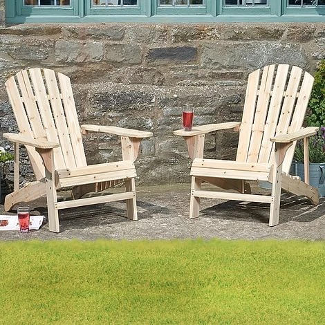 Wooden Adirondack Chair 2 Wooden Adirondack Chair - Image 2