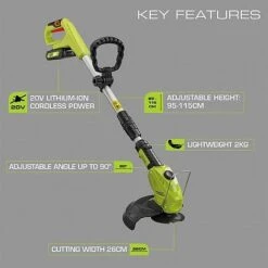 Garden Gear 20V Cordless Lithium-ion Grass Trimmer -Fresh Planty Shop D9531 Garden Gear 20V Grass Trimmer 2000x2000 ANN