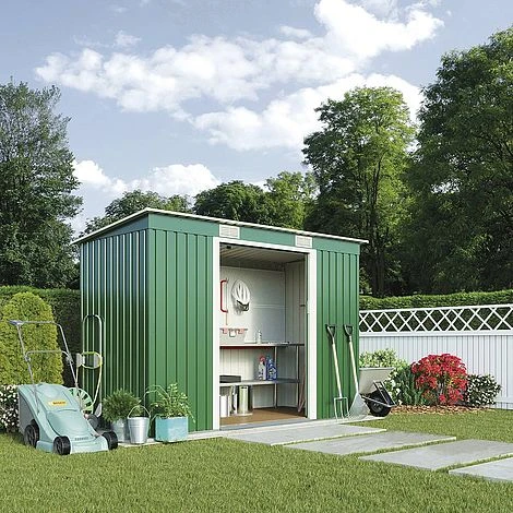 Waltons Pent Metal Shed 6.6 X 3.9ft 1 Waltons Pent Metal Shed 6.6 X 3.9ft