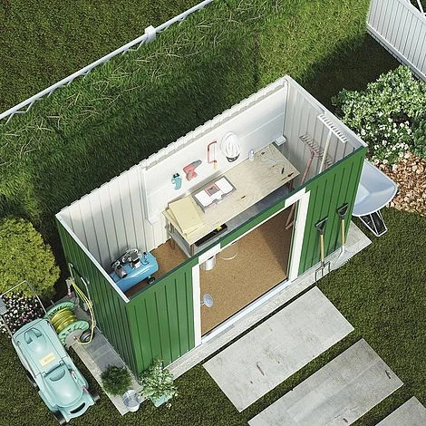 Waltons Pent Metal Shed 6.6 X 3.9ft 6 Waltons Pent Metal Shed 6.6 X 3.9ft - Image 6