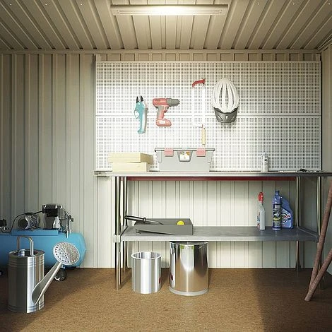 Waltons Pent Metal Shed 6.6 X 3.9ft 7 Waltons Pent Metal Shed 6.6 X 3.9ft - Image 7