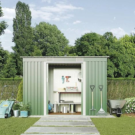 Waltons Pent Metal Shed 6.6 X 3.9ft 3 Waltons Pent Metal Shed 6.6 X 3.9ft - Image 3
