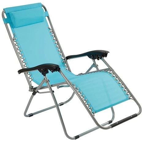 Garden Gear Zero Gravity Chair - Marine Blue 3 Garden Gear Zero Gravity Chair - Marine Blue - Image 3