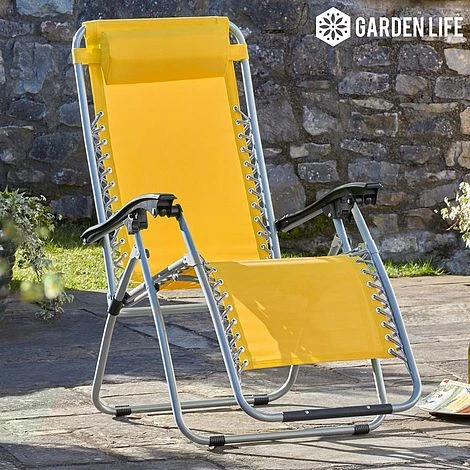 Garden Gear Zero Gravity Chair - Sunburst 1 Garden Gear Zero Gravity Chair - Sunburst