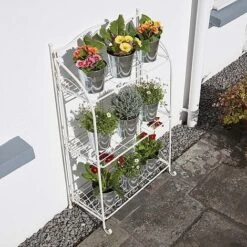 Three-tier Highbury Folding Metal Plant Stand -Fresh Planty Shop G2663 3