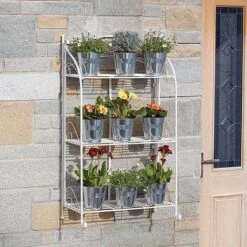 Three-tier Highbury Folding Metal Plant Stand -Fresh Planty Shop G2663 4