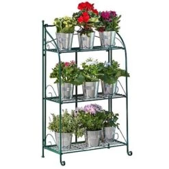 Three-tier Highbury Folding Metal Plant Stand -Fresh Planty Shop G3438 2