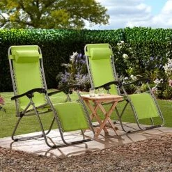 Garden Gear Zero Gravity Chair - Apple Green -Fresh Planty Shop G3728 LS1
