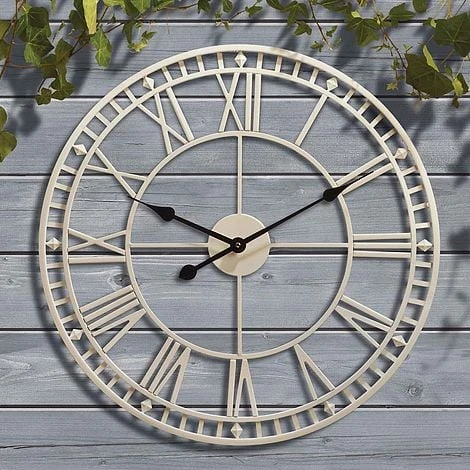 Roman Numeral Garden Wall Clock 5 Roman Numeral Garden Wall Clock - Image 5